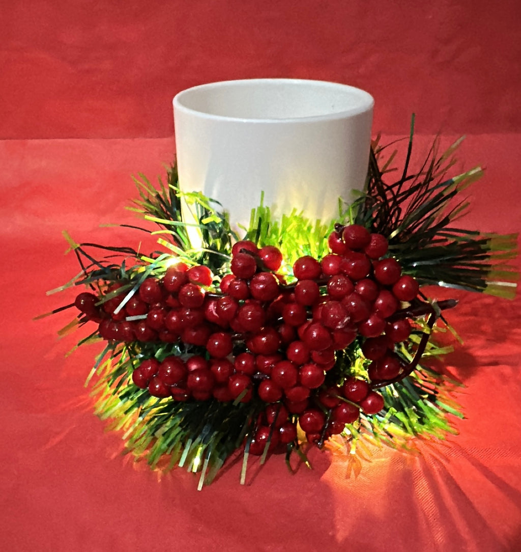 Porta penna natalizio che si illumina