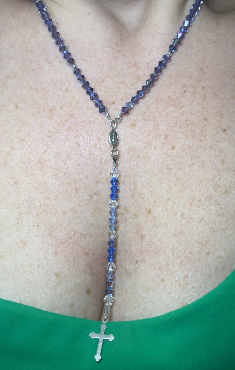 Girocollo donna realizzato in Swarovski e Argento 925