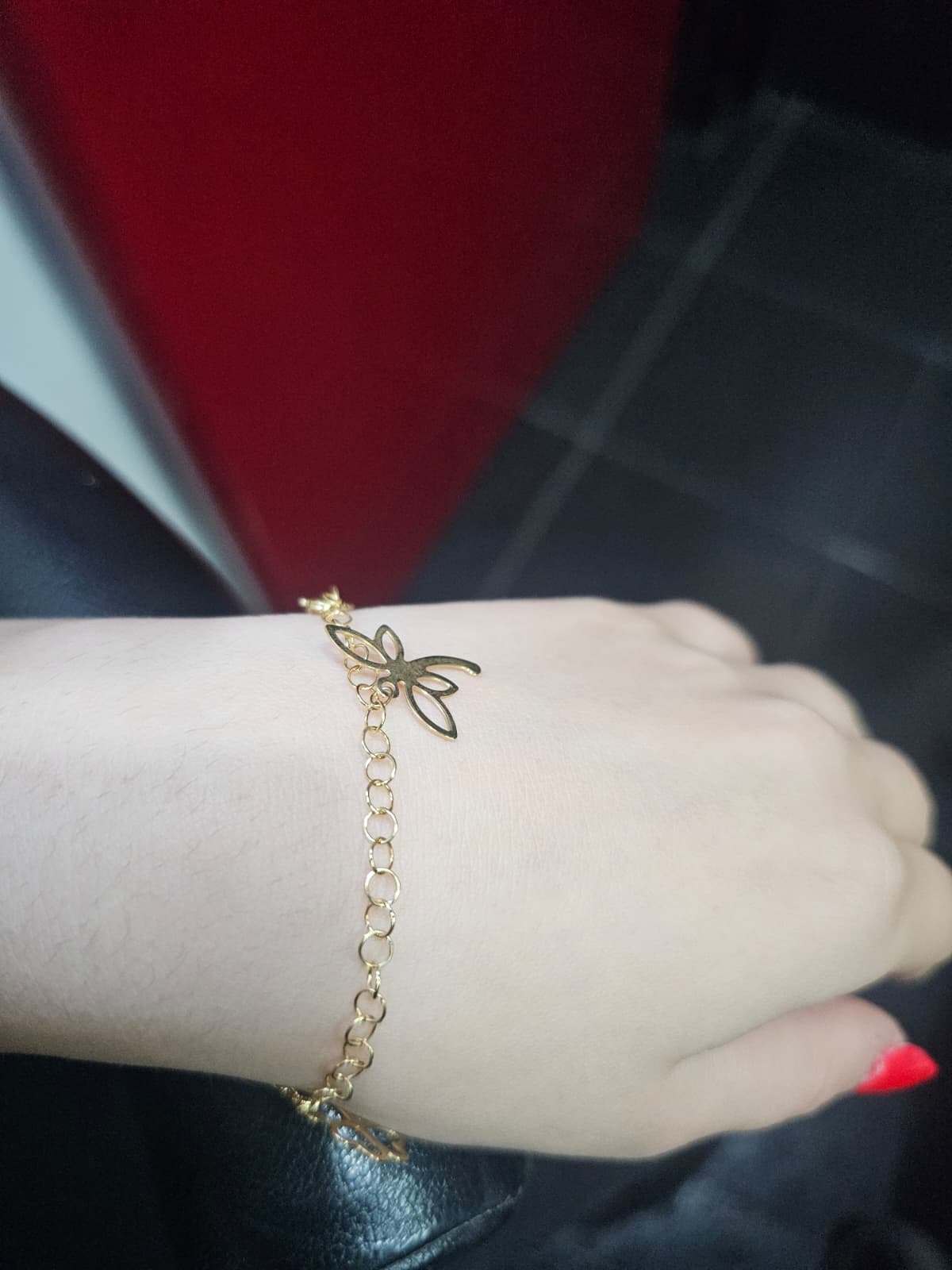 Bracciale quadrifoglio in oro 18k