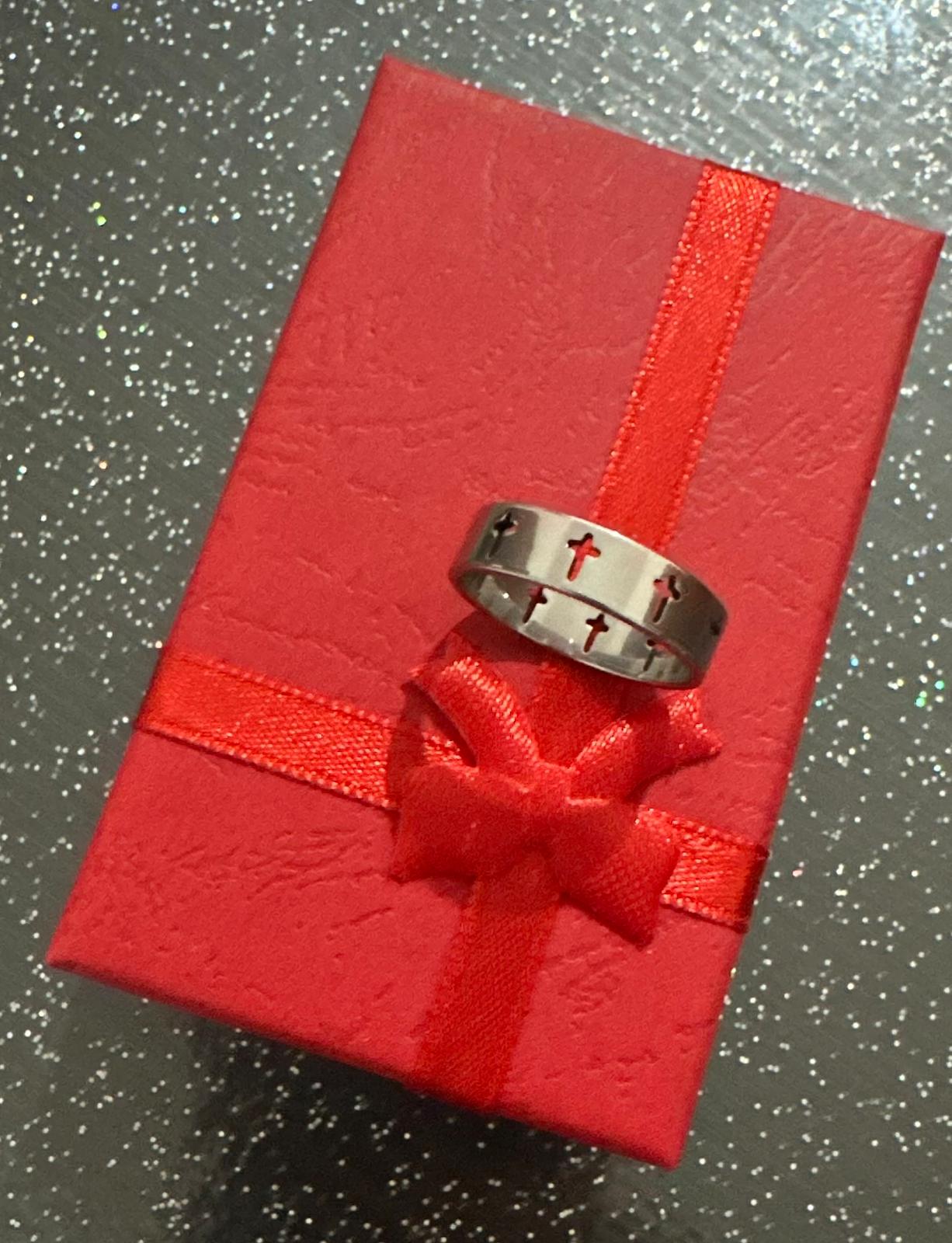 Anello da uomo in acciaio inossidabile