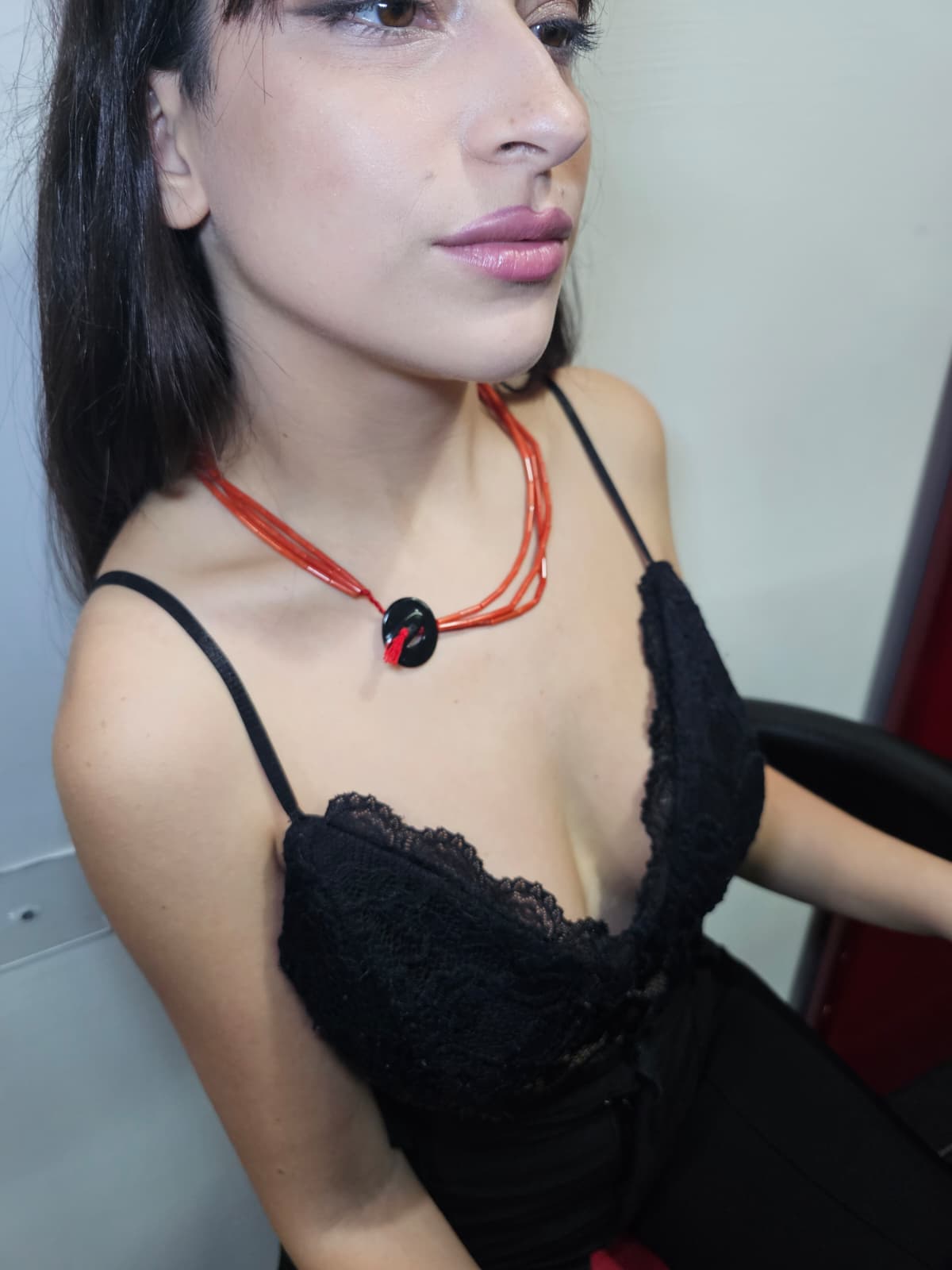 Collana in Corallo rosso del Mediterraneo