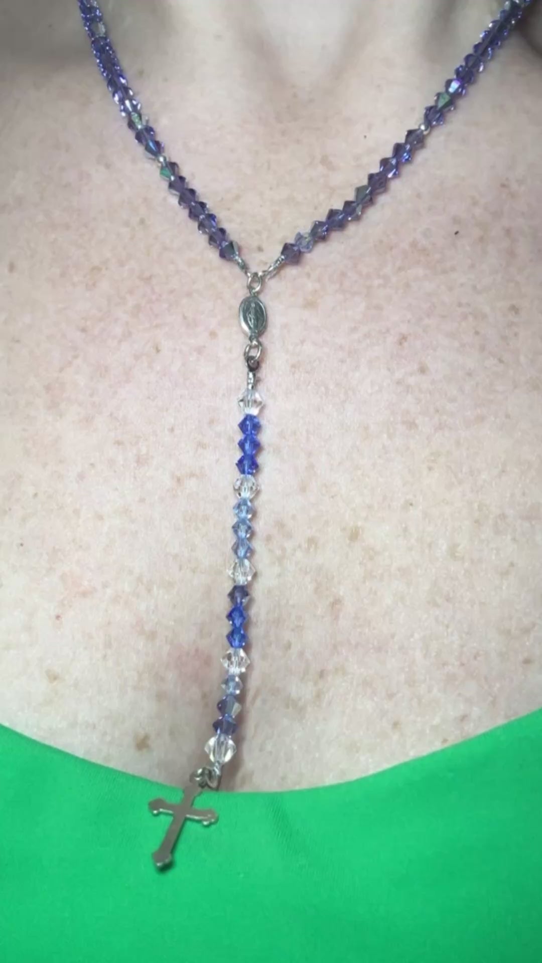 Girocollo donna realizzato in Swarovski e Argento 925